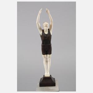 Chryselephantin Schwimmer