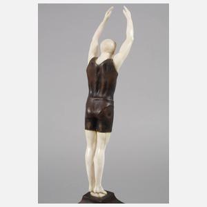 Chryselephantin Schwimmer