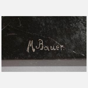 M. Bauer, Kämpfende Wisente