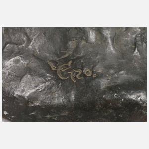 Monogrammist WG, monumentale Bronze Seeadler