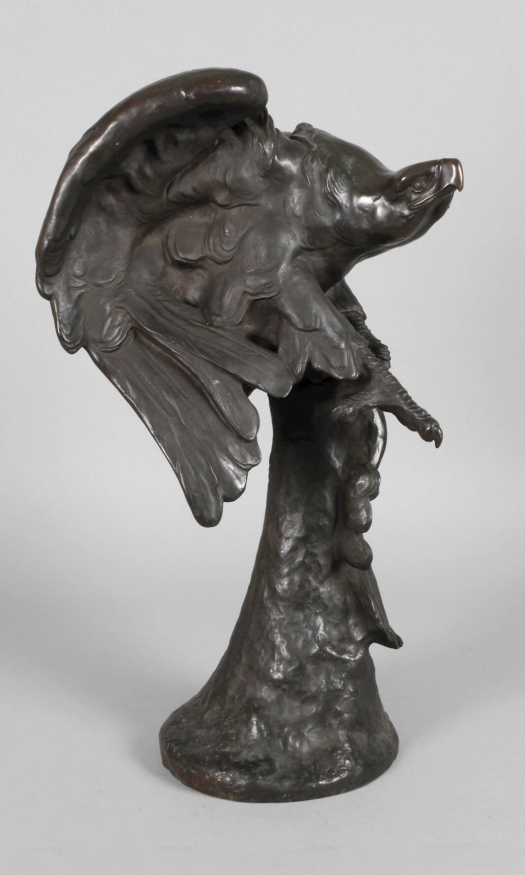 Monogrammist WG, monumentale Bronze Seeadler