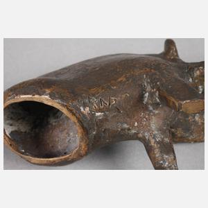 Rolf Nida-Rümelin, sitzendes Wildschwein