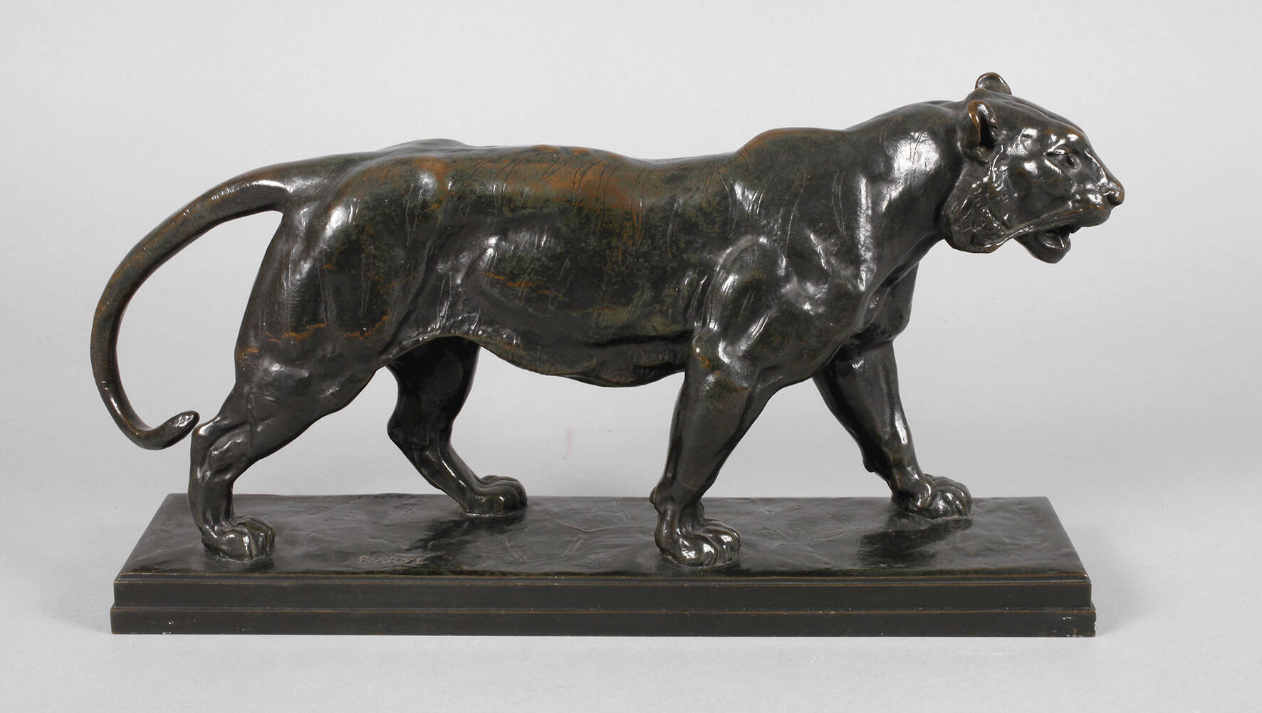 Antoine-Louis Barye, schreitender Tiger