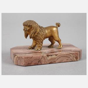 Kleinbronze Pudel Karlsbad