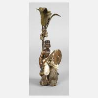 Wiener Bronze Krieger unter Palme111
