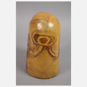 Ernst Neizvestny, abstrakter Keramikkopf und Grafik