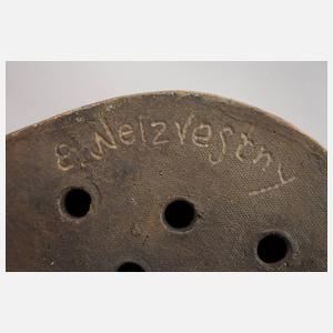 Ernst Neizvestny, abstrakter Keramikkopf und Grafik