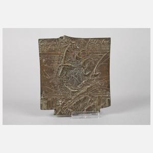 Bernd Göbel, Gedenkplakette Bach