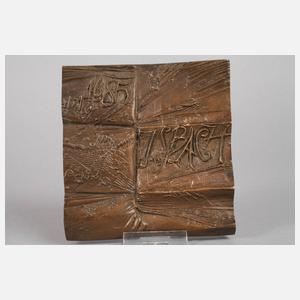 Frank Ruddigkeit, Gedenkplakette Bach