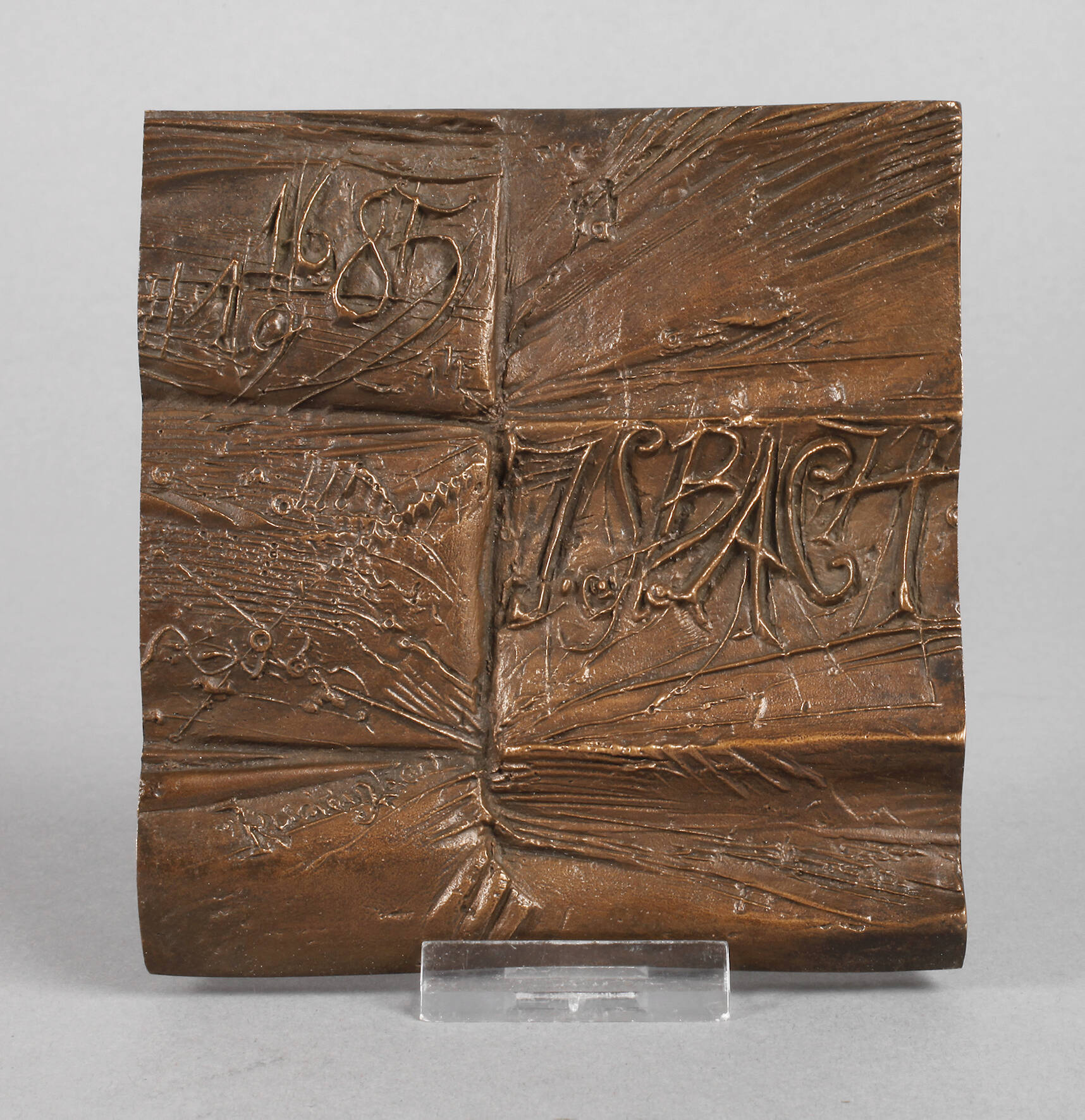 Frank Ruddigkeit, Gedenkplakette Bach