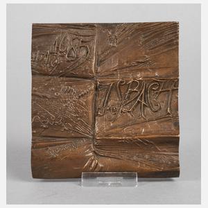 Frank Ruddigkeit, Gedenkplakette Bach