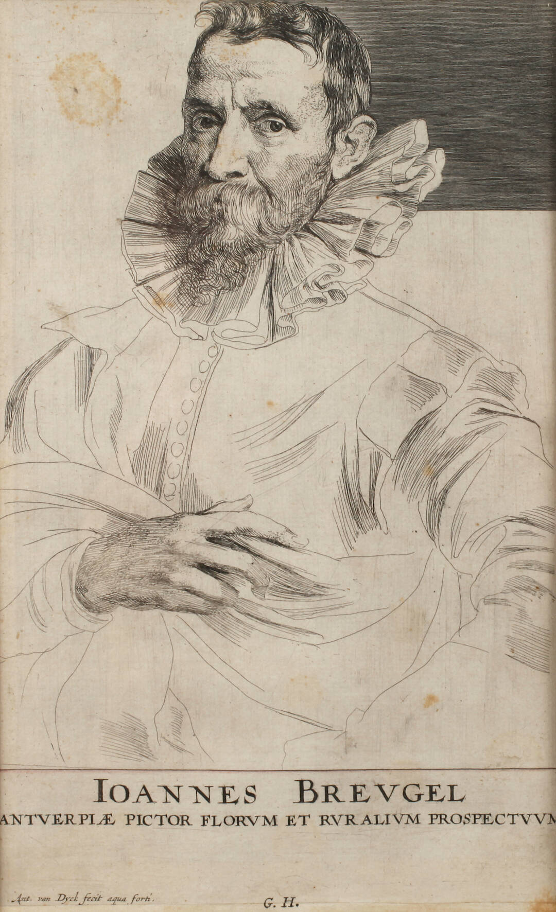 Anthonis van Dyck, "Johannes Brueghel"
