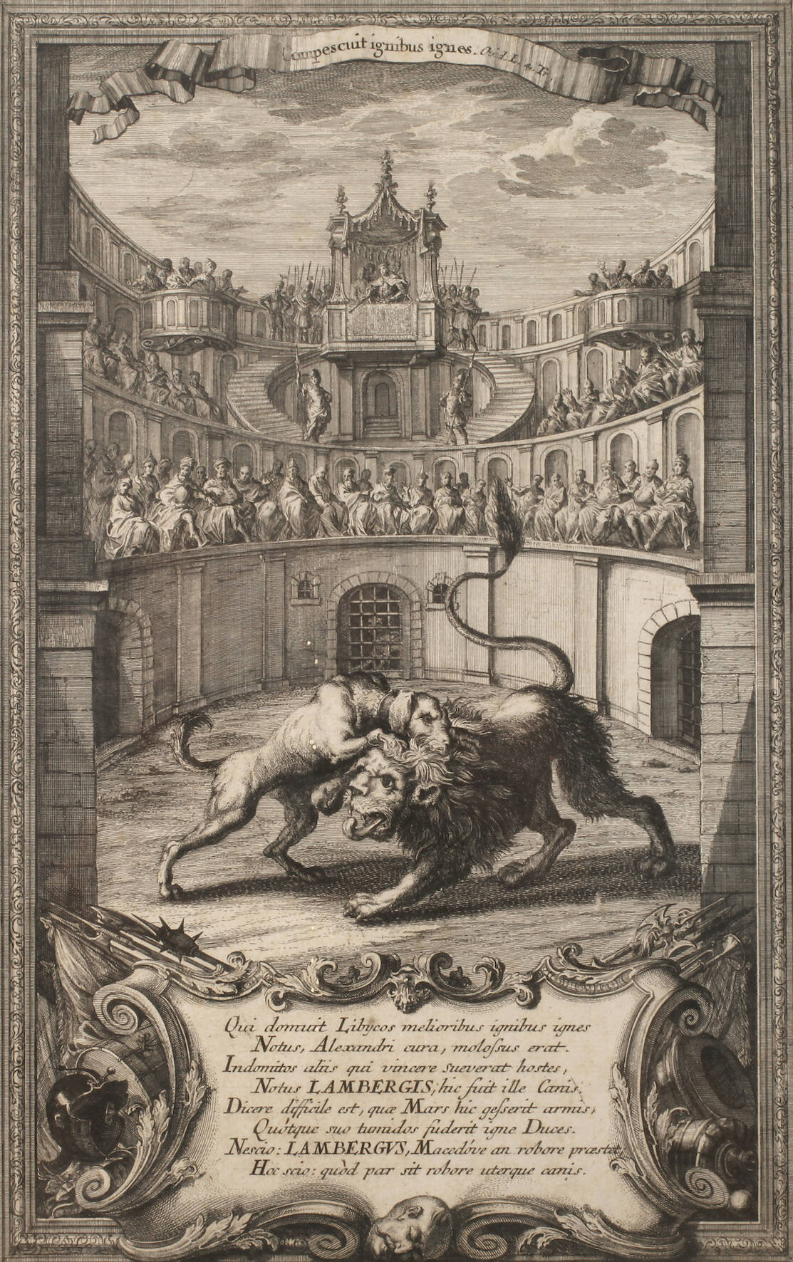 Jacob Andreas Fridrich, In der Arena