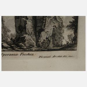 Giovanni B. Piranesi, Tempel der Speranza Vecchia