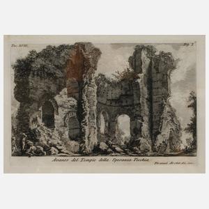 Giovanni B. Piranesi, Tempel der Speranza Vecchia