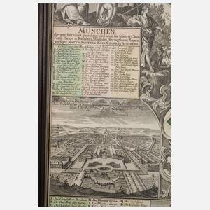 Matthäus Seutter III., Plan von München