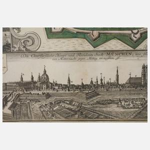 Matthäus Seutter III., Plan von München