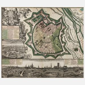 Matthäus Seutter III., Plan von München