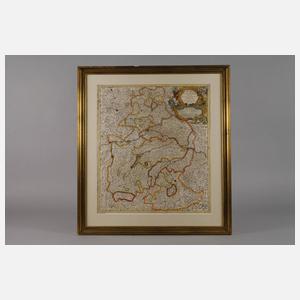 Johann Baptista Homann, Kupferstichkarte Bayern