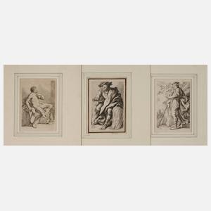 Drei Kupferstiche