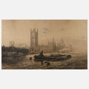 Alfred L. Brunet-Debaines, Blick auf Westminster