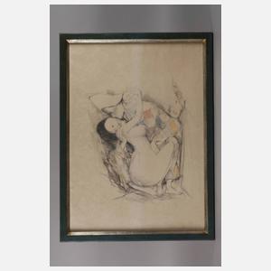 Otto Bachmann, Harlekin mit Konkubine