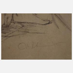 Otto Bachmann, Harlekin mit Konkubine