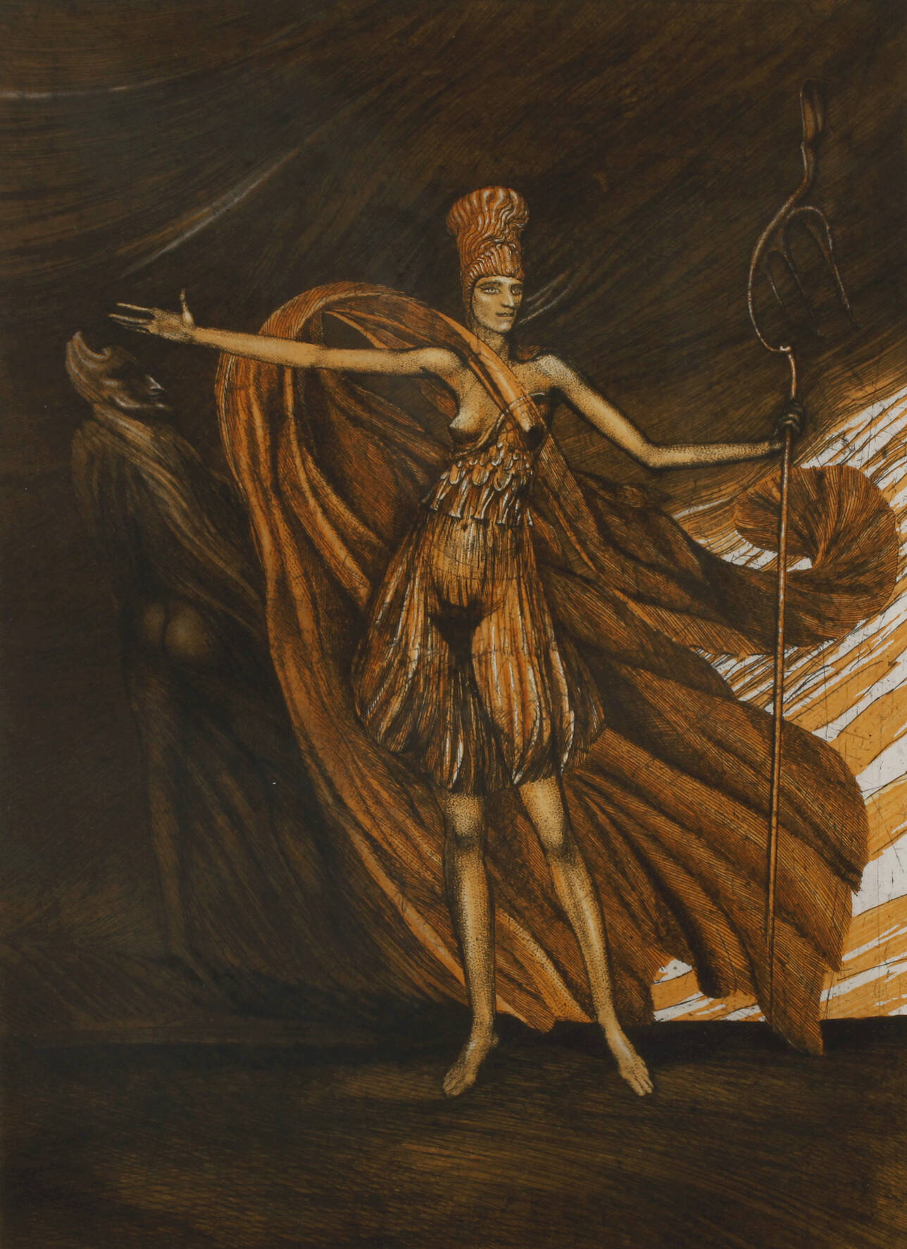 Prof. Ernst Fuchs, "Amazone"