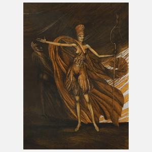 Prof. Ernst Fuchs, "Amazone"