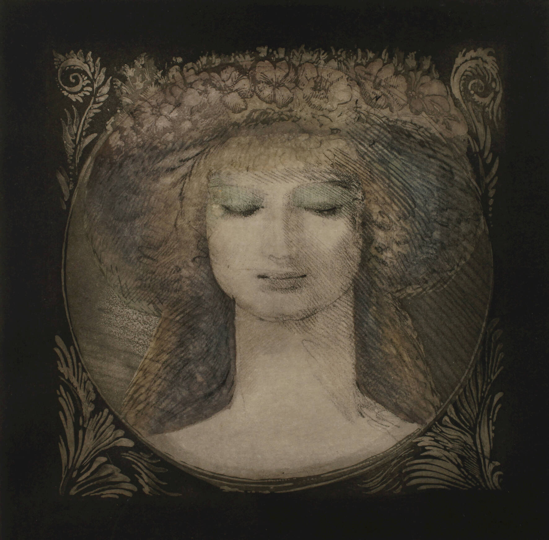 Prof. Ernst Fuchs, "Flora erwacht"