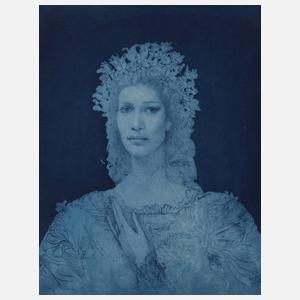 Prof. Ernst Fuchs, "Portrait Hannelore Elsner"