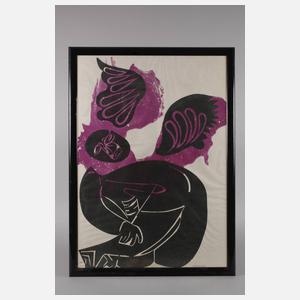 Prof. HAP Grieshaber, "Für Martin Luther King"