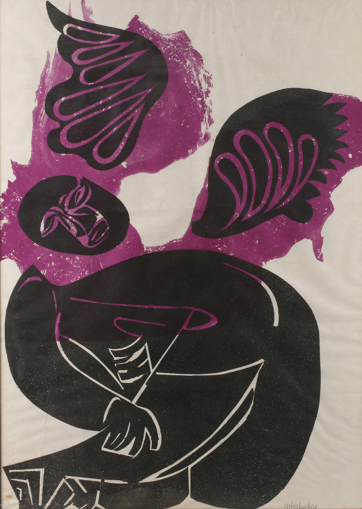 Prof. HAP Grieshaber, "Für Martin Luther King"