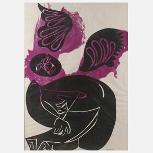 Prof. HAP Grieshaber, "Für Martin Luther King"