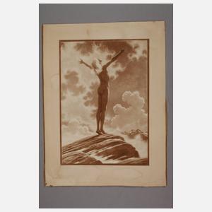 Prof. Hugo Höppener alias "Fidus", "Lichtgebet"