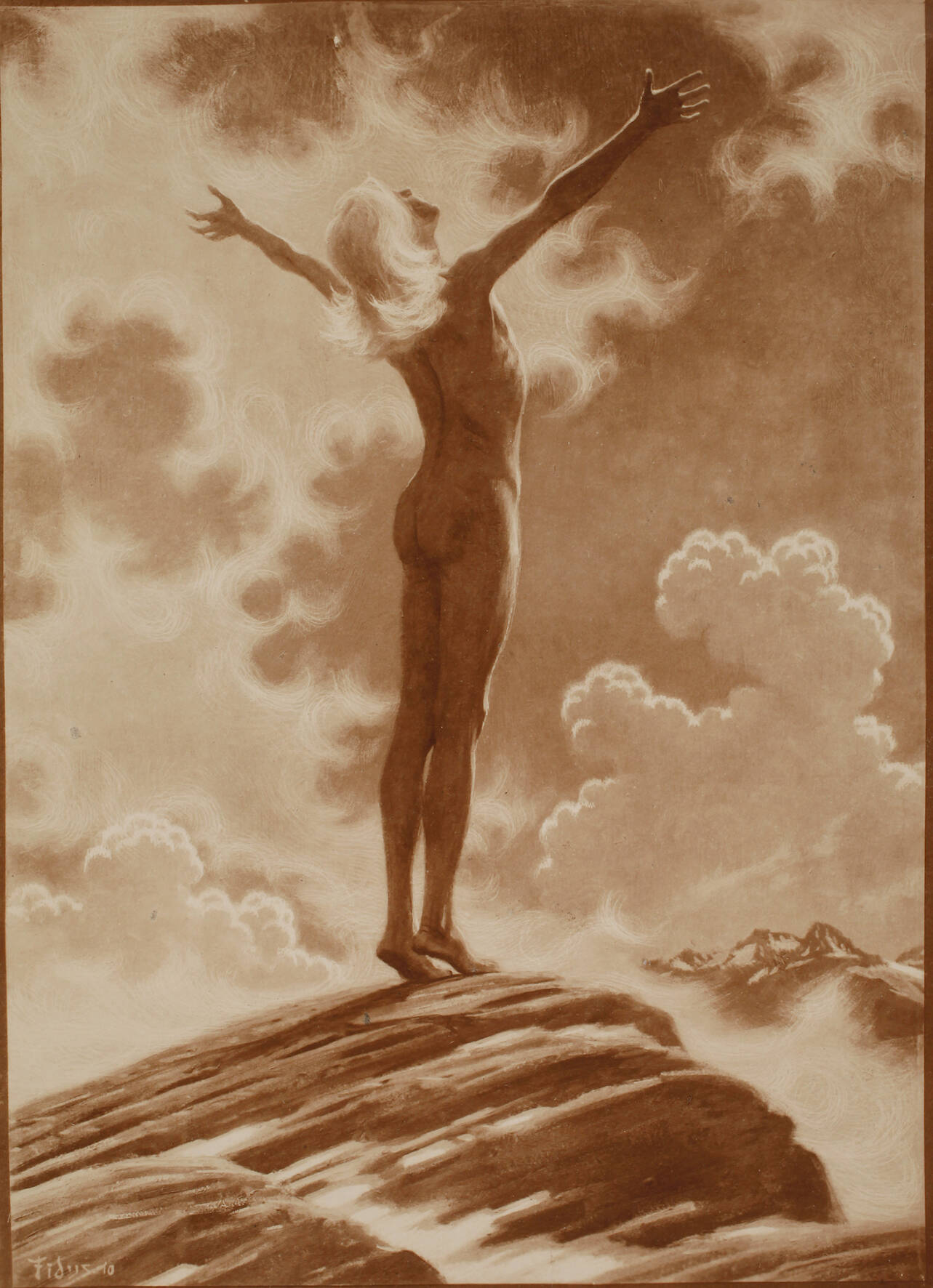 Prof. Hugo Höppener alias "Fidus", "Lichtgebet"