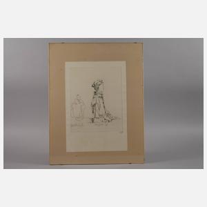 Horst Janssen, "Heinrich Schwartz n. Dürer"