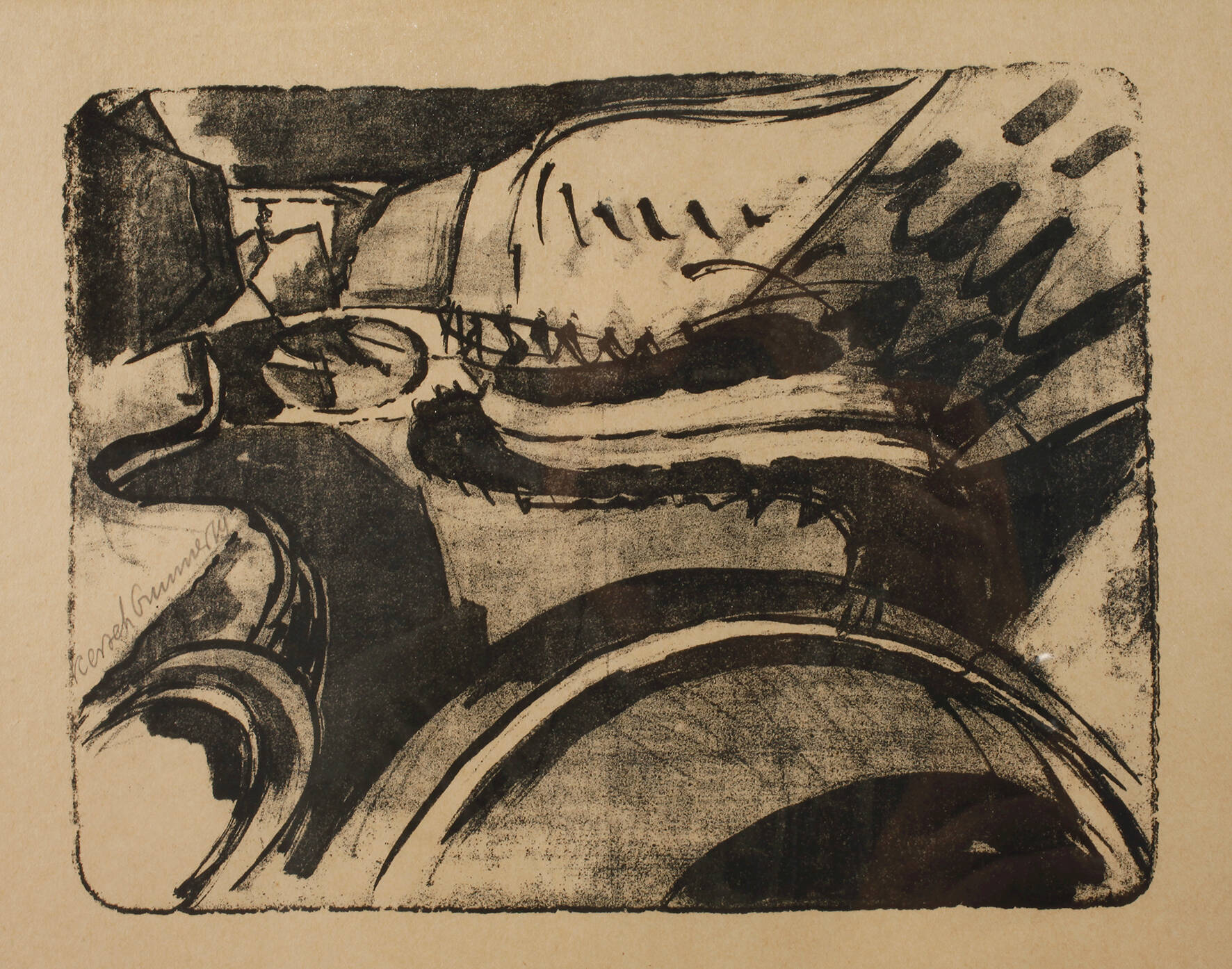 Anton Kerschbaumer, Kanal im Berliner Tiergarten