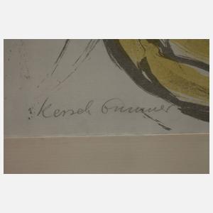 Anton Kerschbaumer, "Häuser am See II"