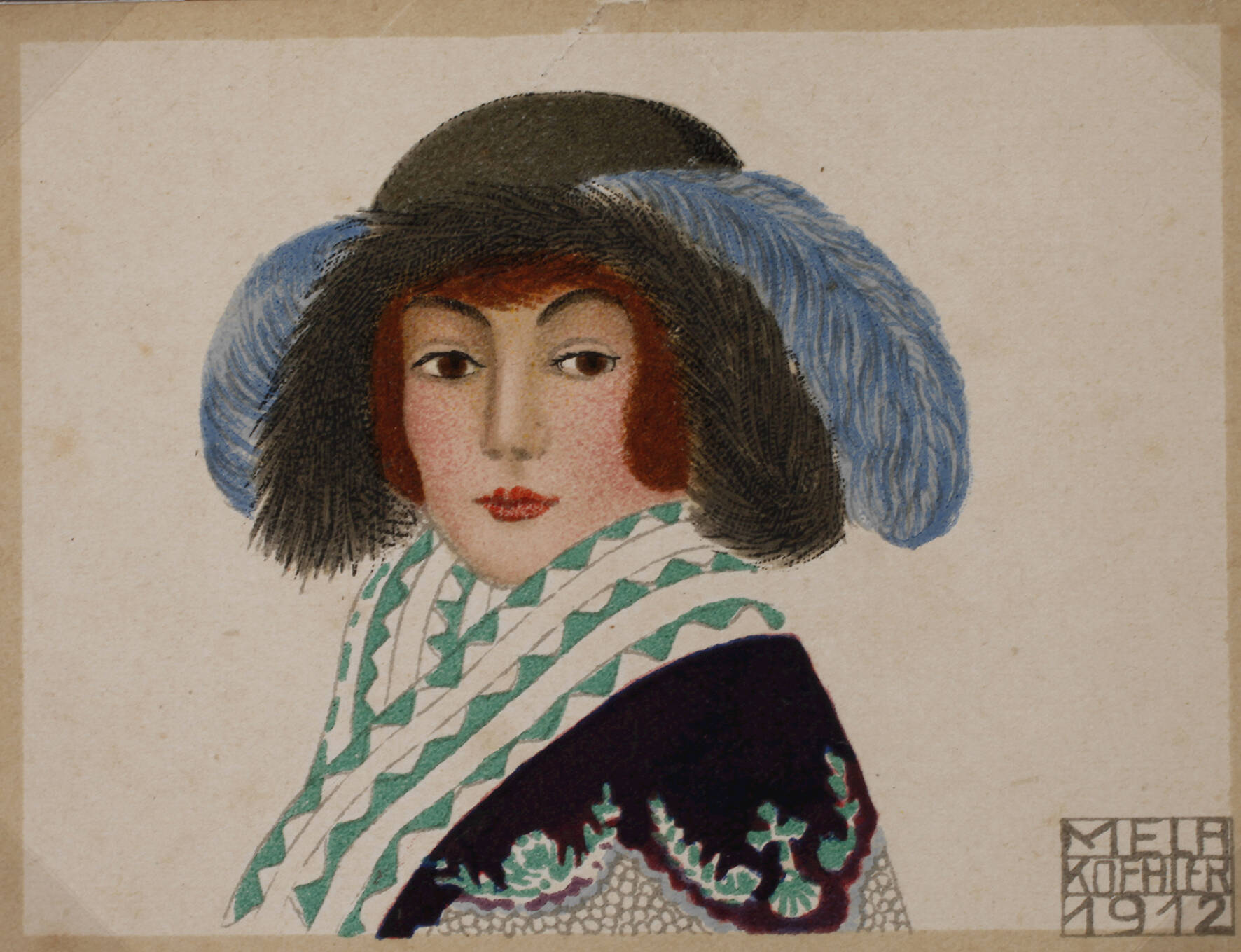 Mela Köhler, Dame mit Hut