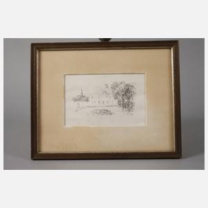 Prof. Max Liebermann, attr., Villa am Wannsee