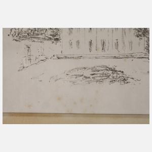 Prof. Max Liebermann, attr., Villa am Wannsee