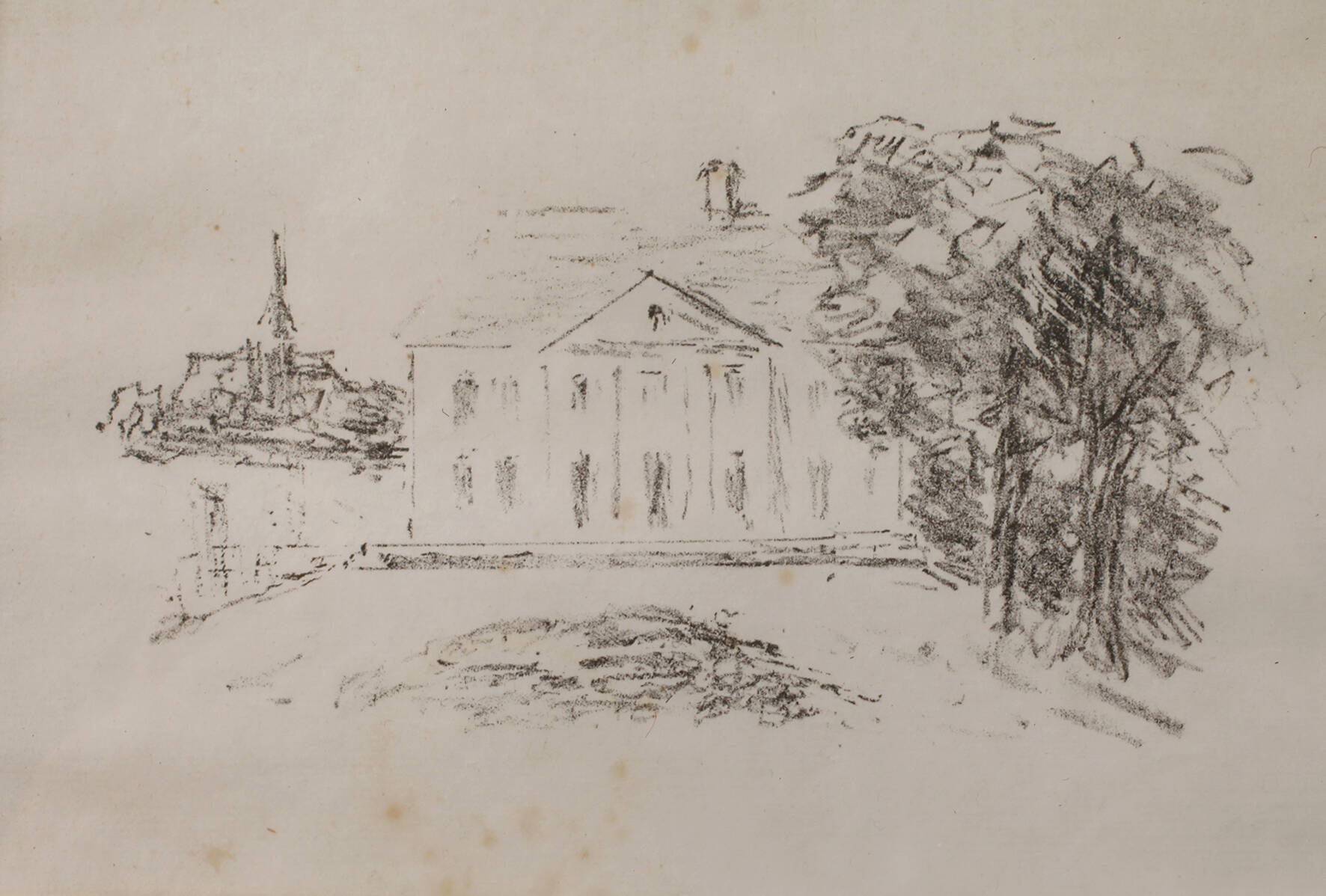 Prof. Max Liebermann, attr., Villa am Wannsee