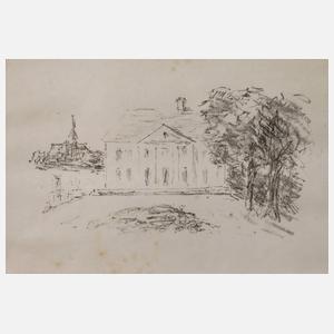 Prof. Max Liebermann, attr., Villa am Wannsee