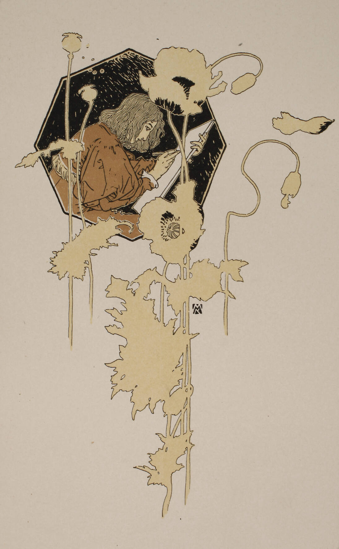 Koloman Moser, Allegorie der Mal- und Zeichenkunst