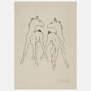 Prof. Renée Sintenis, Zwei junge Fohlen