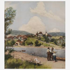 Prof. Hans Thoma, "Waldshut am Rhein"