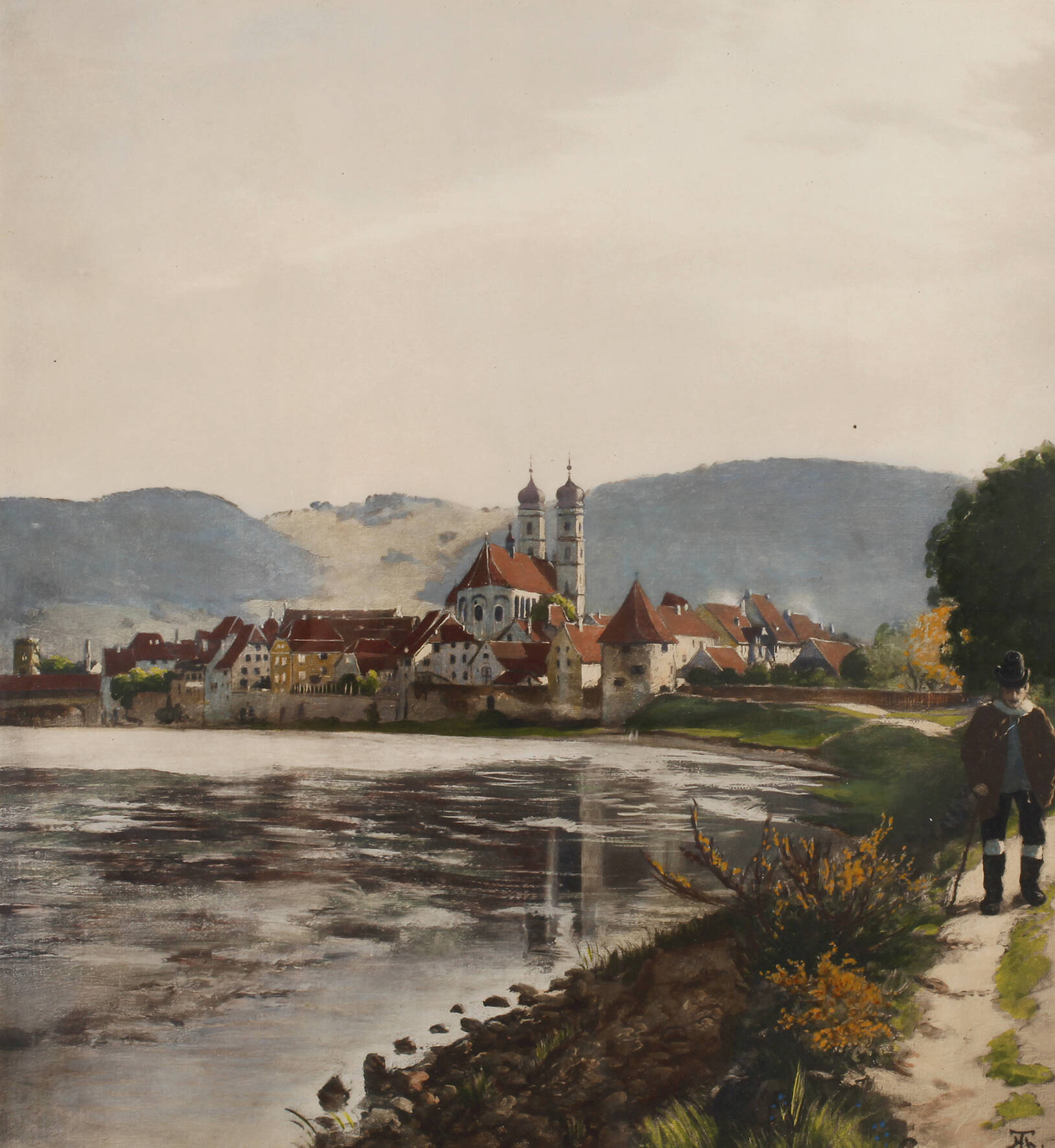 Prof. Hans Thoma, „Rheinfelden am Rhein“