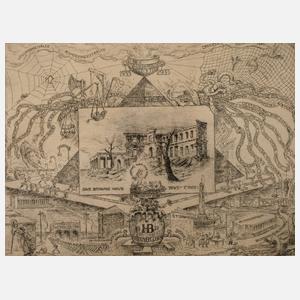 Eduard Winkler, Politische Radierung