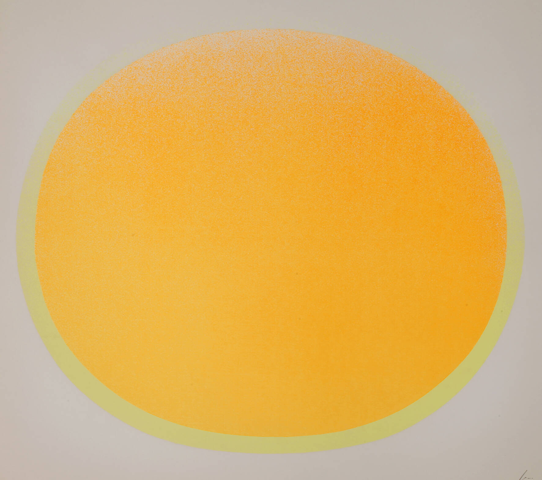 Prof. Rupprecht Geiger, Kreis in Orange